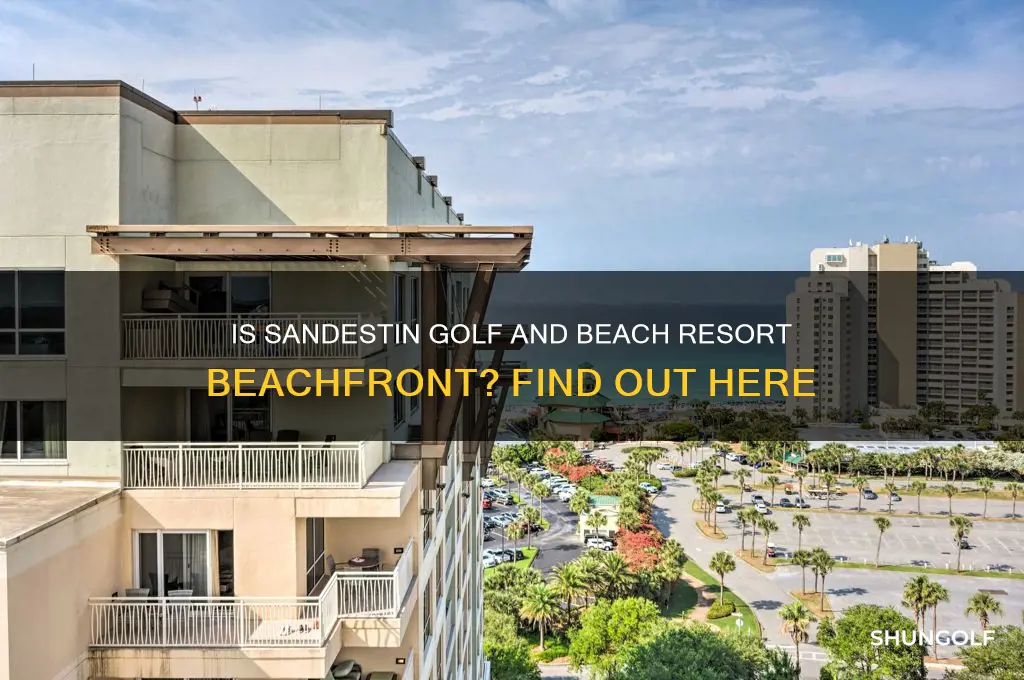 is sandestin golf and beach resort on the beach