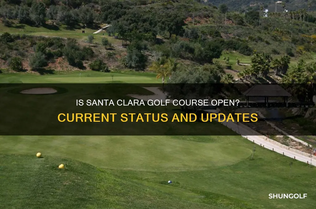 is santa clara golf course open