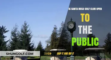 Is Santa Rosa Golf Club Publicly Accessible? A Comprehensive Guide