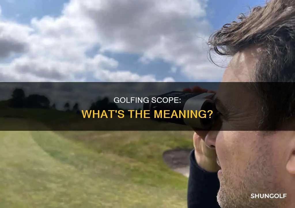 is scope a golf term