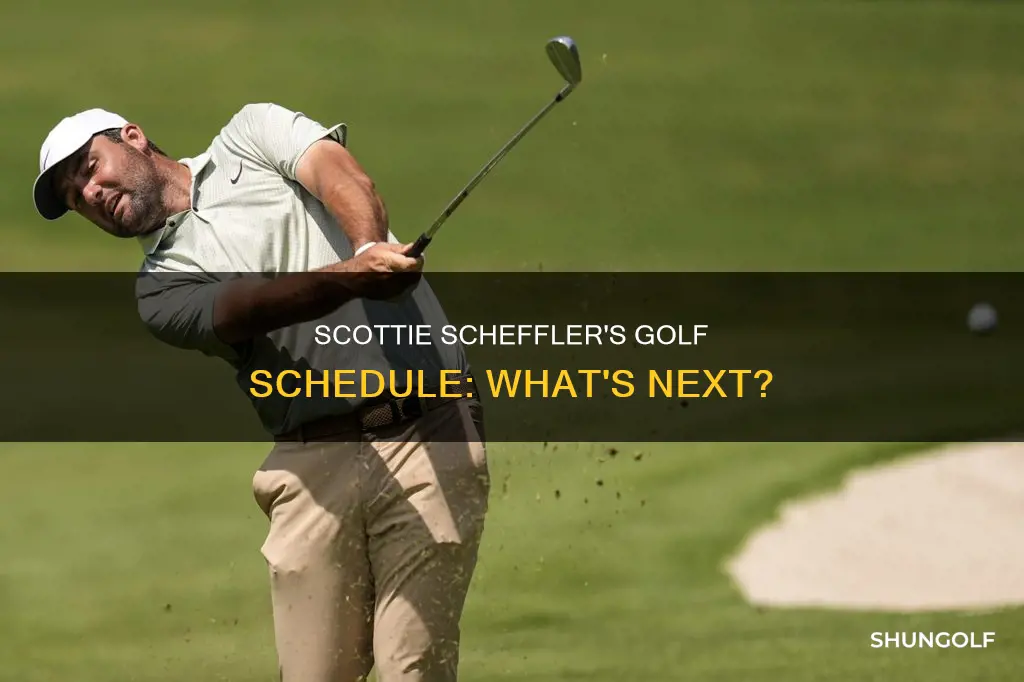 is scottie scheffler golfing this week