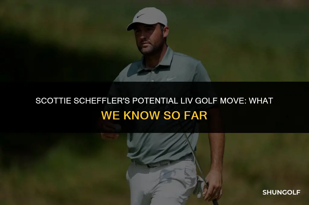 is scottie scheffler in liv golf