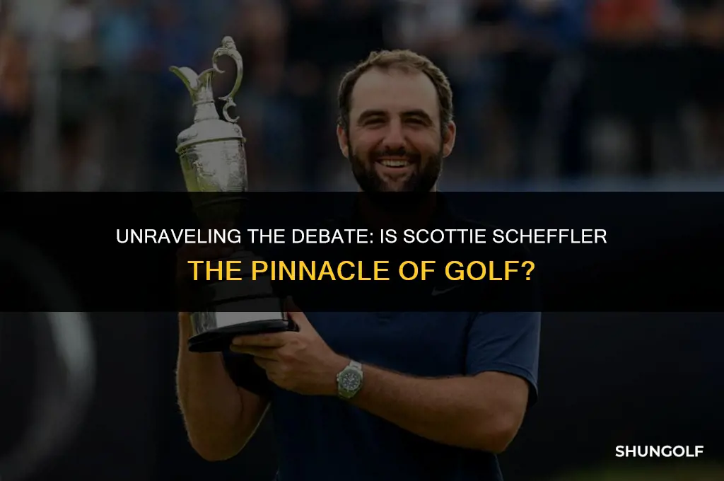 is scottie scheffler the best golfer