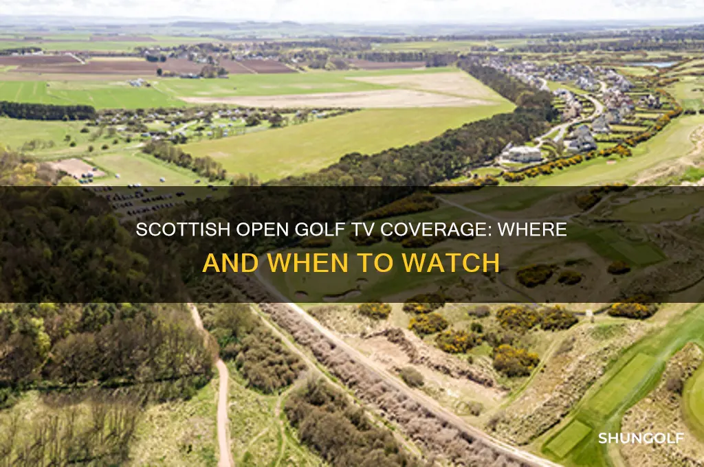 is scottish open golf on tv