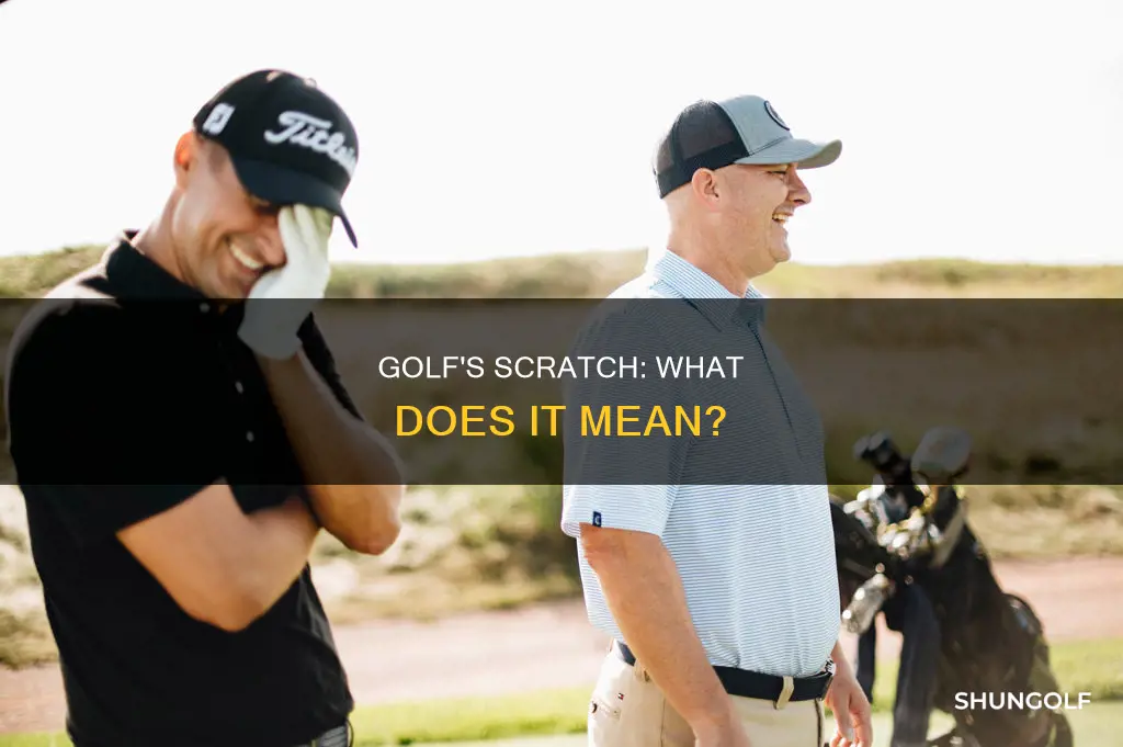 is scratch a golf term