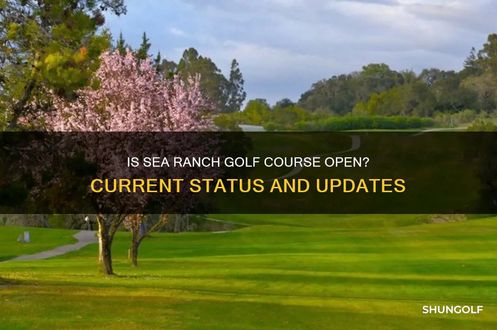 is sea ranch golf course open