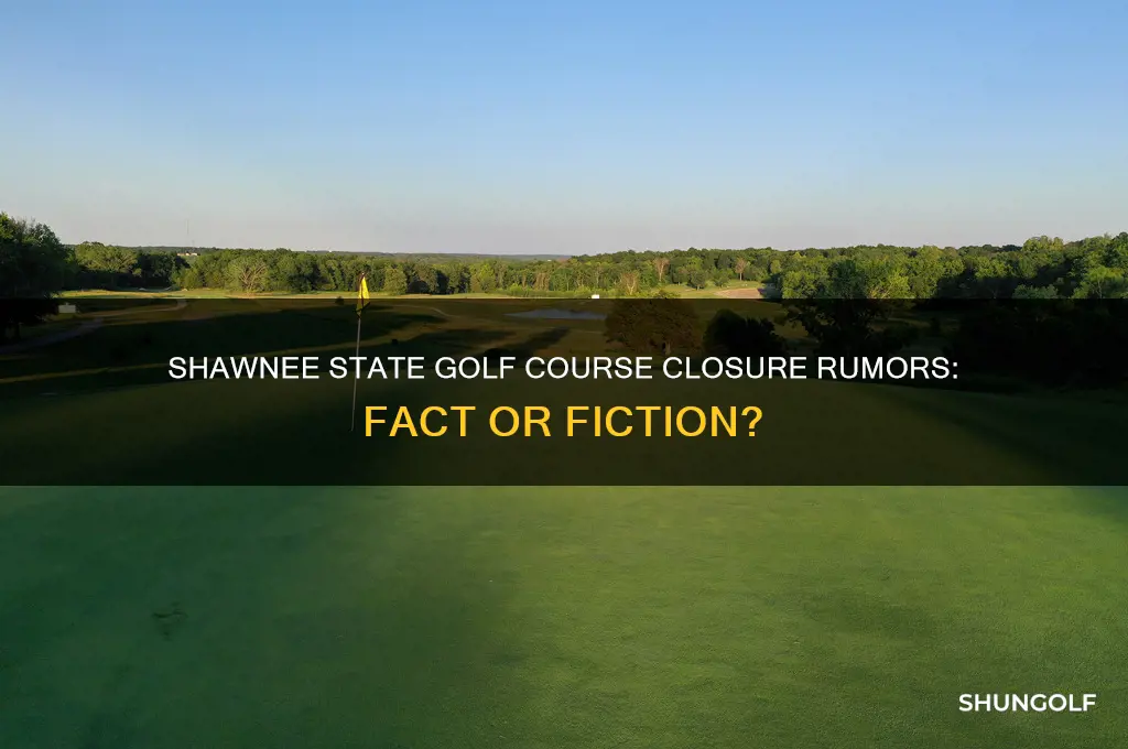 is shawnee state golf course closing