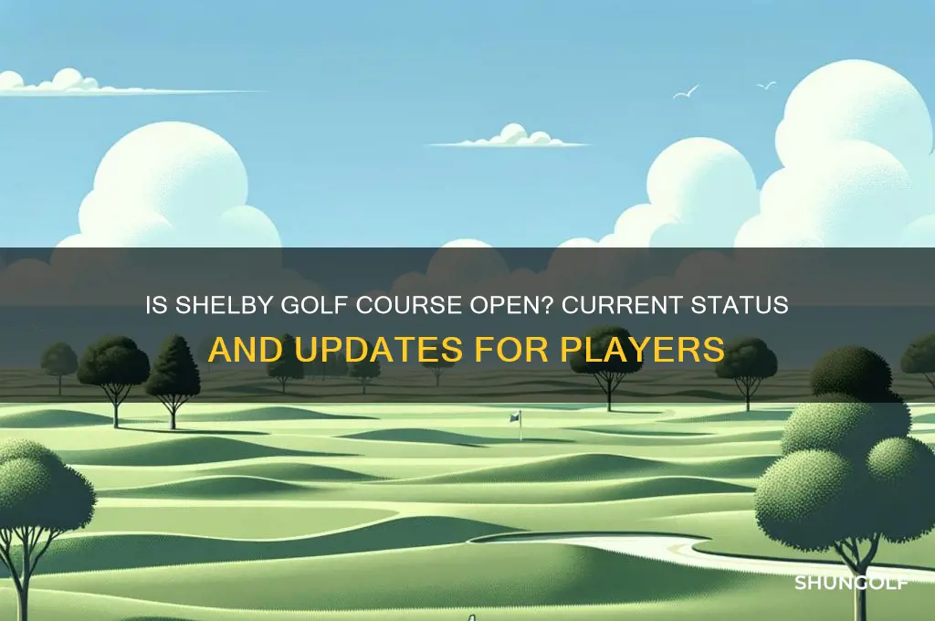 is shelby golf course open