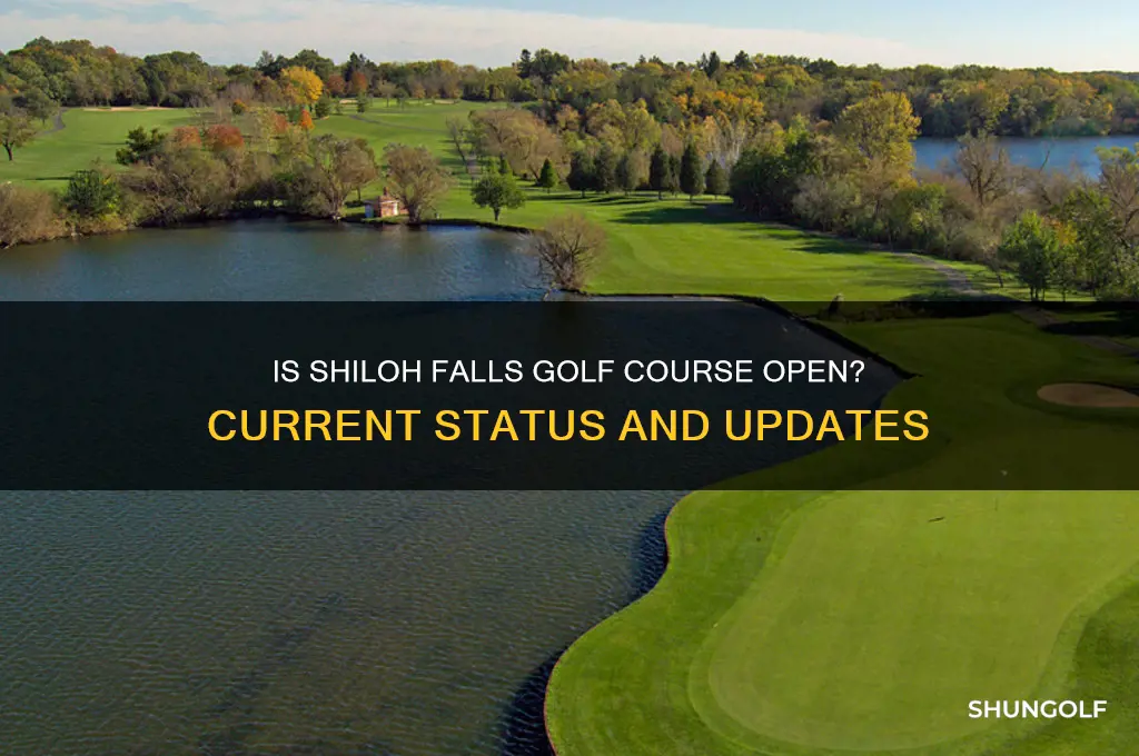 is shiloh falls golf course open