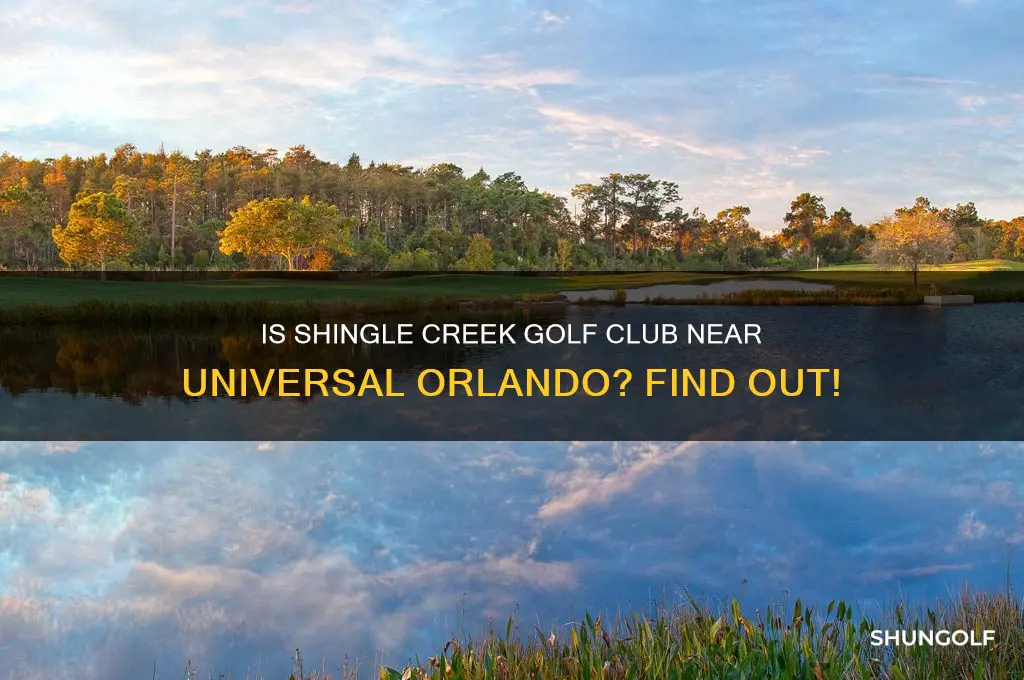 is shingle creek golf club close to universal