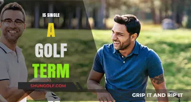 Golfing Solo: What Does "Single" Mean?