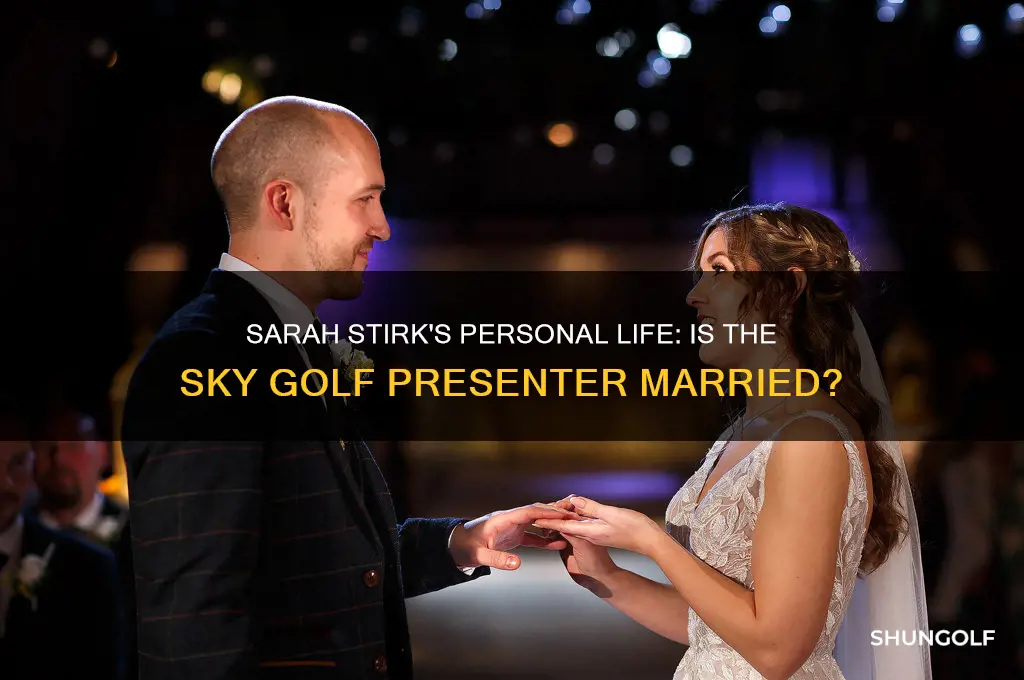 is sky golf presenter sarah stirk married