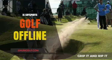 Golf Streaming: SkySports' Online and Offline Options