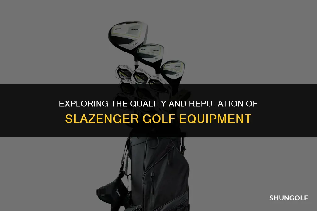 is slazenger a good brand for golf