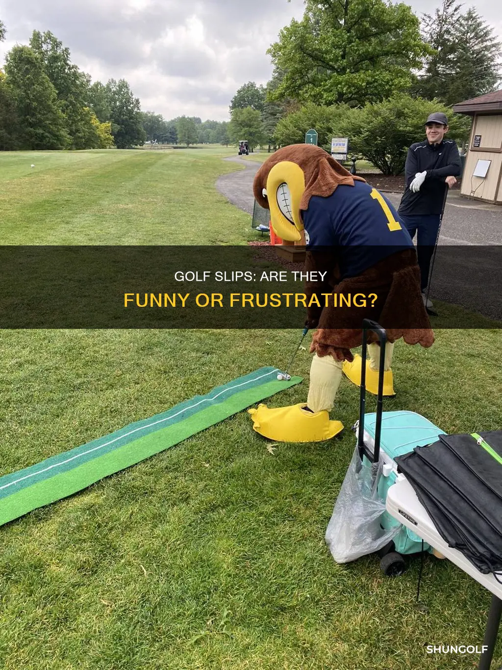 is slip a golf term funny