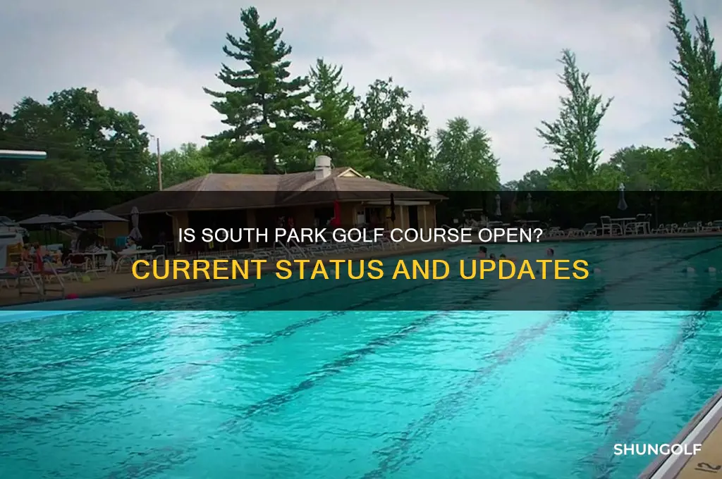 is south park golf course open