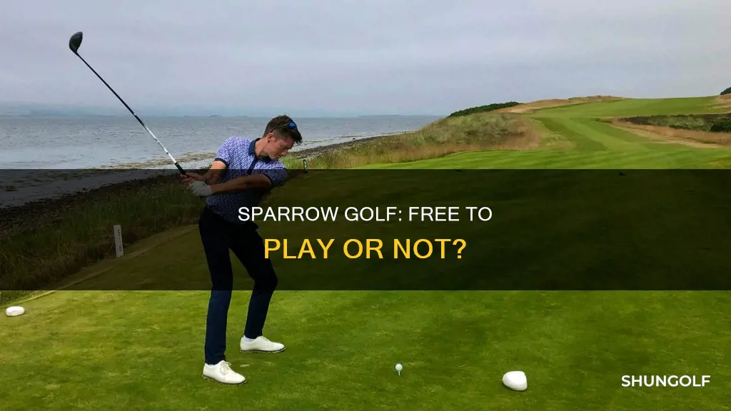 is sparrow golf free