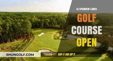 Is Sparrow Lakes Golf Course Open? Current Status and Updates