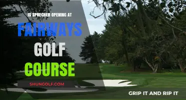 Sprecher at Fairways Golf Course: Opening Details and What to Expect
