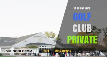 Is Spring Lake Golf Club Private? Exploring Membership and Access