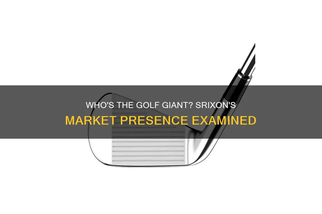 is srixon the biggest golf company