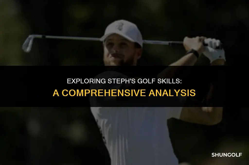 is steph good at golf