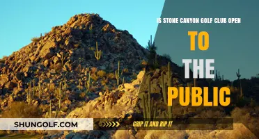 Is Stone Canyon Golf Club Publicly Accessible? A Comprehensive Guide