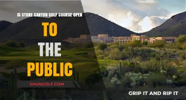 Is Stone Canyon Golf Course Publicly Accessible? Find Out Here