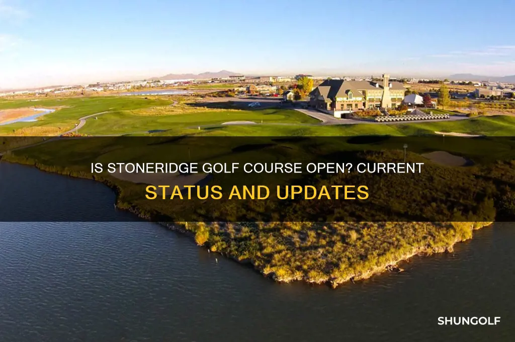 is stoneridge golf course open