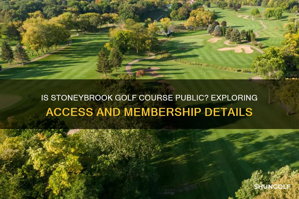 is stoneybrook golf course public