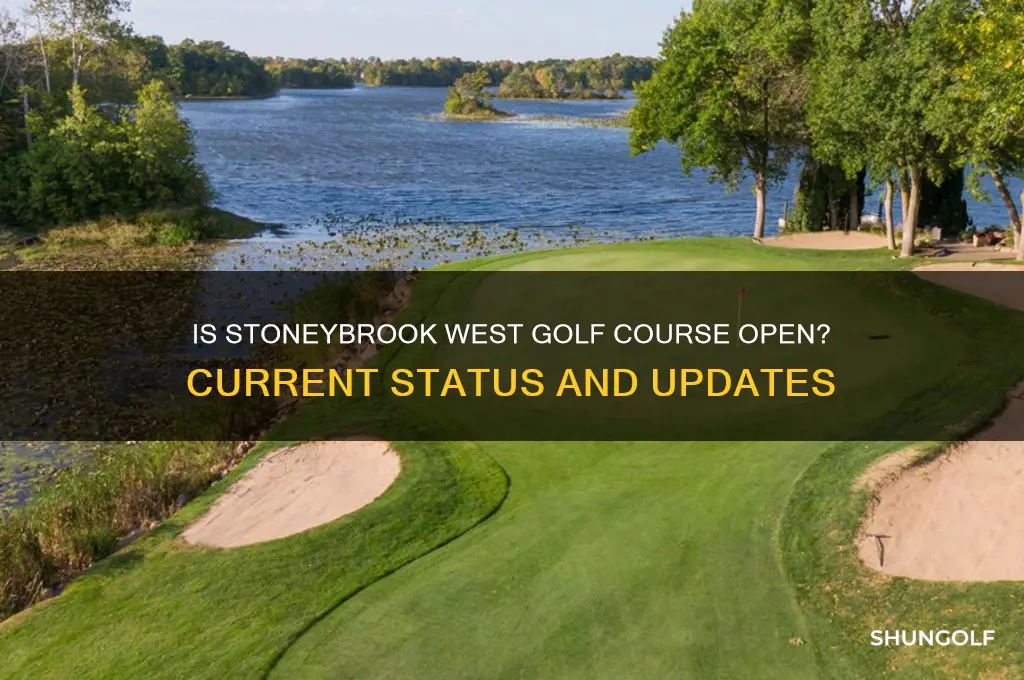 is stoneybrook west golf course open