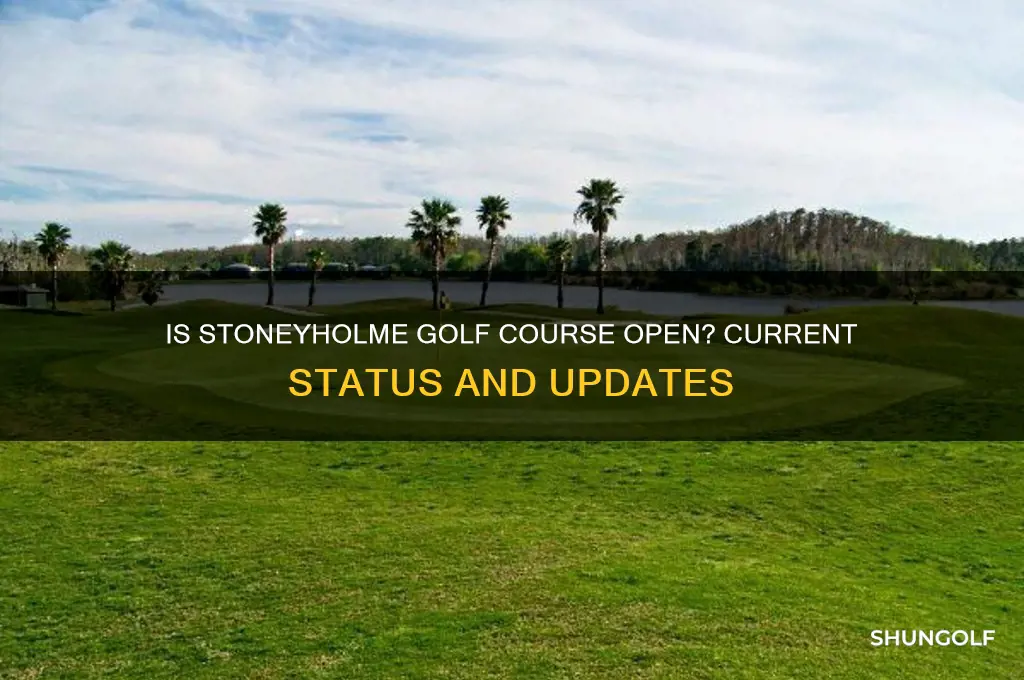 is stoneyholme golf course open