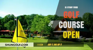 Is Stony Ford Golf Course Open? Current Status and Updates