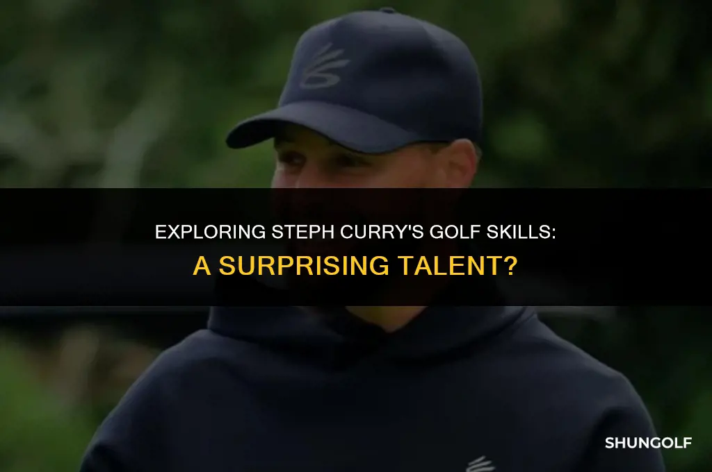 is stpeh curry good at golf