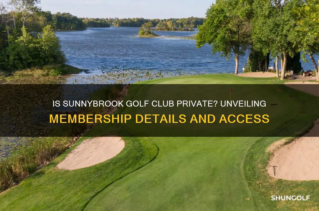 is sunnybroook golf club private