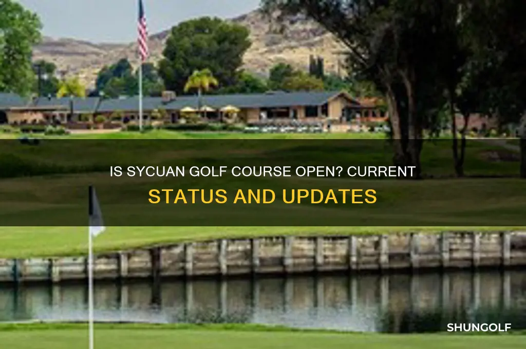 is sycuan golf course open