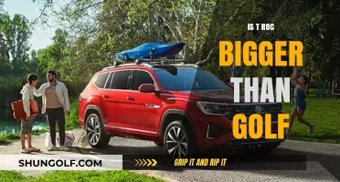 T-Roc vs Golf: Size Comparison