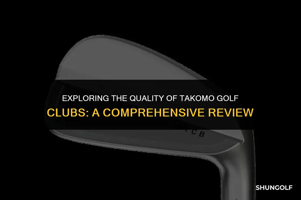 is takomo golf good