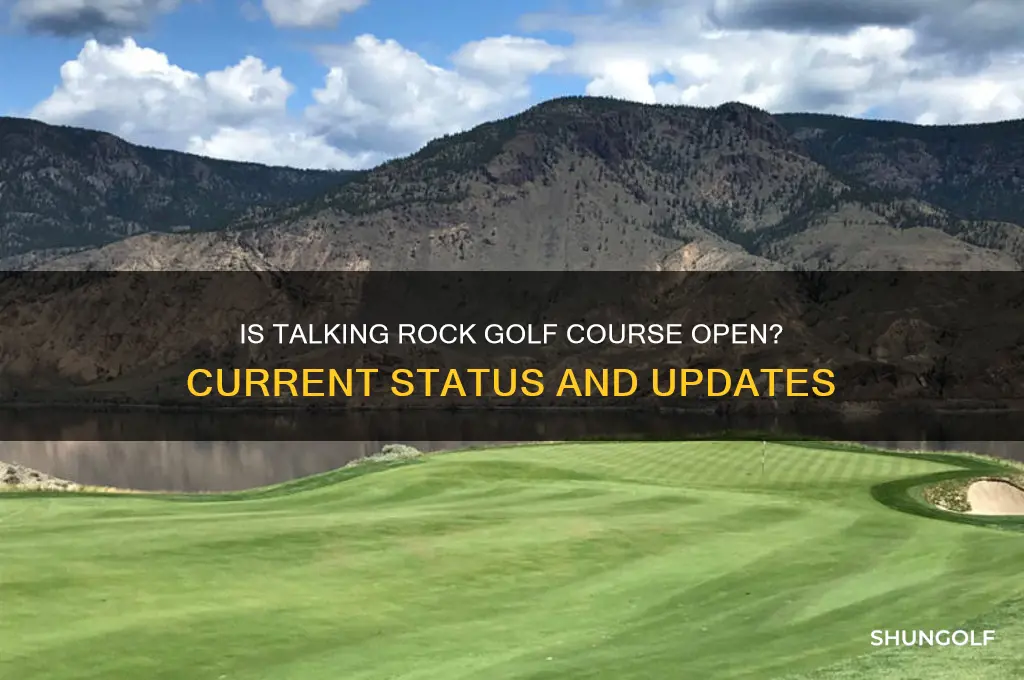 is talking rock golf course open
