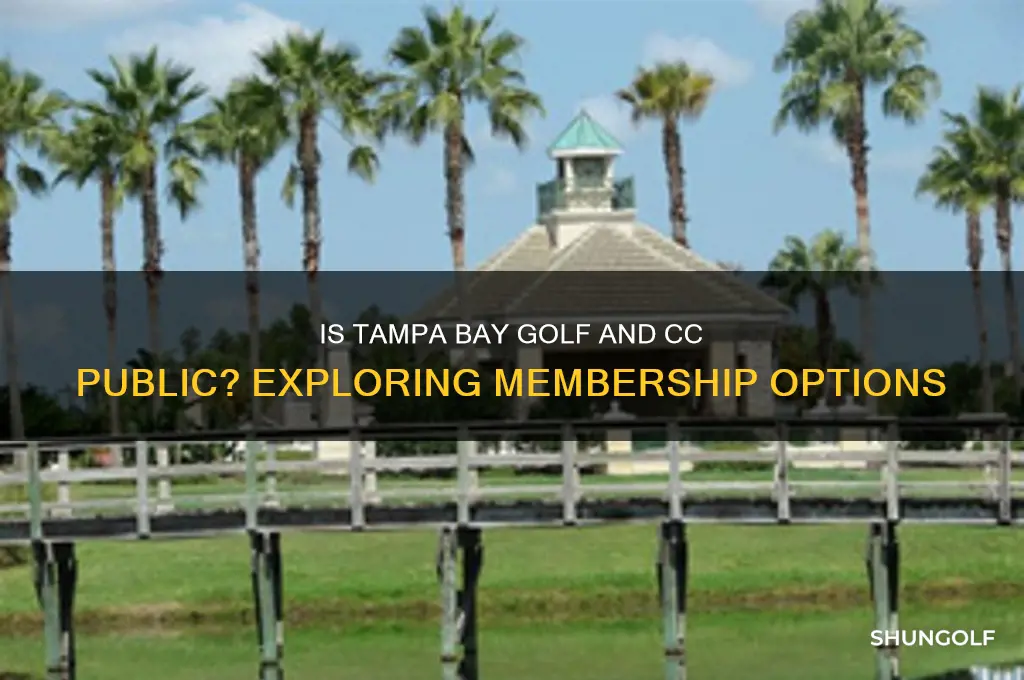 is tampa bay golf and cc public