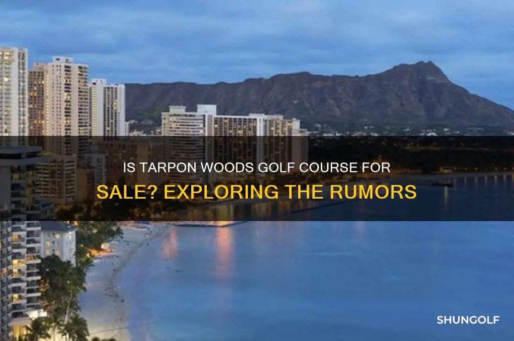 is tarpon woods golf course for sale