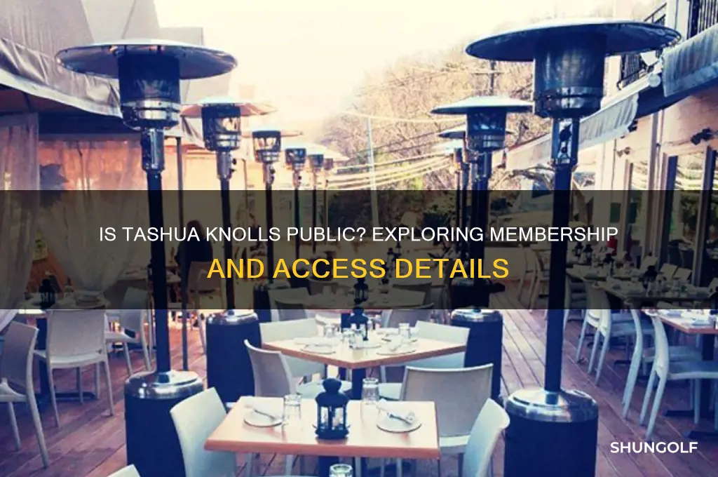 is tashua knolls a public golf club