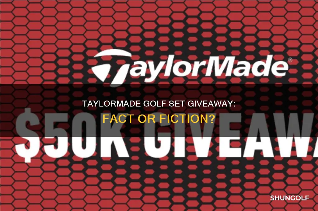is taylor made giving away golf sets