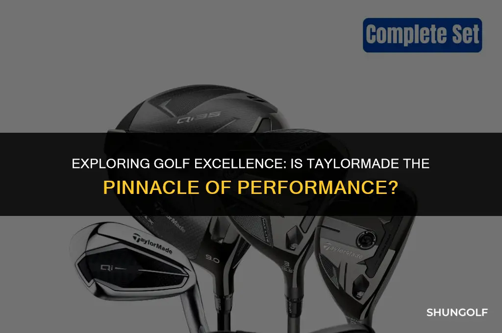 is taylormade the best golf brand