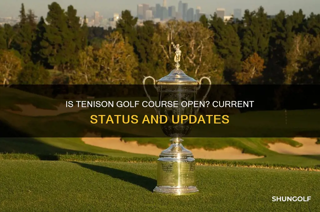 is tenison golf course open