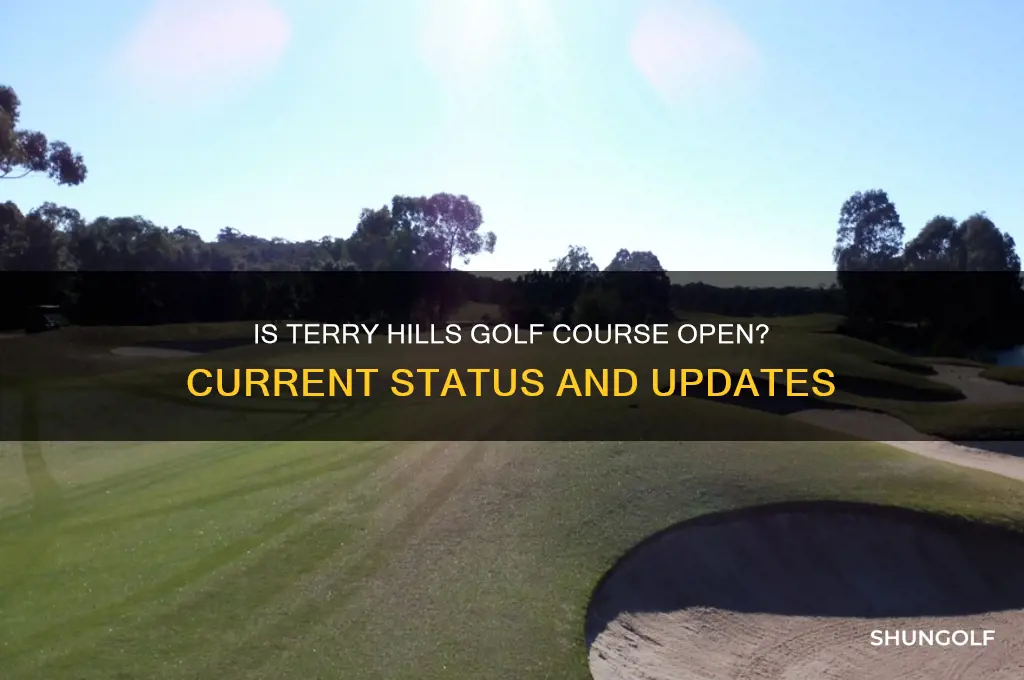 is terry hills golf course open
