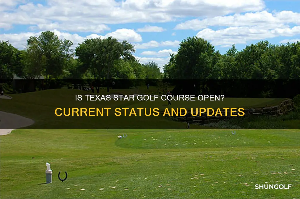 is texas star golf course open