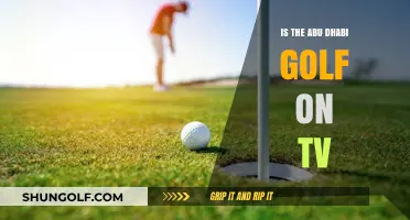 Abu Dhabi Golf on TV: Where and When to Watch Live