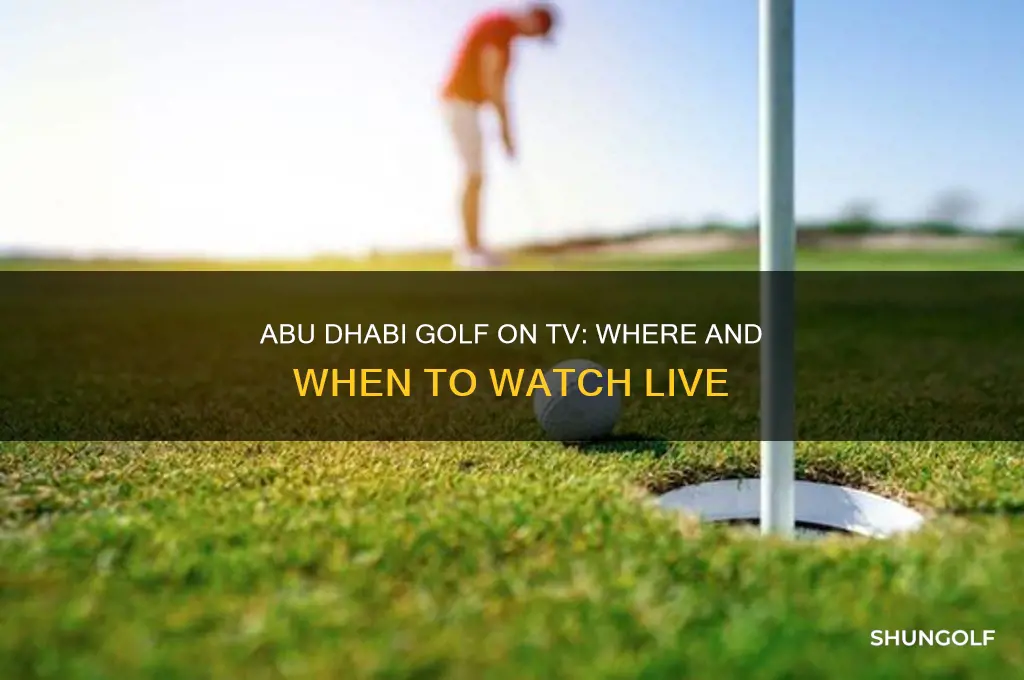 is the abu dhabi golf on tv