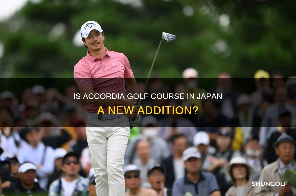 is the accordia golf course in japan new